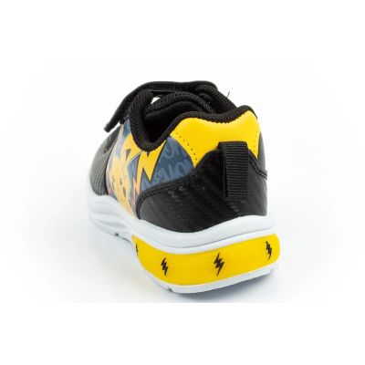 5. Leomil buty sportowe dziecięce sneakersy Pokemon lekkie na rzep LED czarne żółte