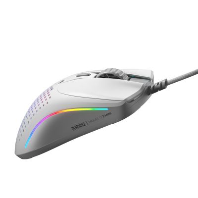 7. Myszka Glorious Model O 2 Mini Gaming Maus, RGB - biała