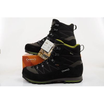 10. Aku buty trekkingowe męskie Trekker Gore-tex turystyczne za kostkę czarne szare