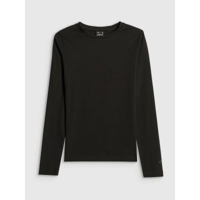 7. Longsleeve slim gładki damski 4F 4FRSS26TLONF658-20S