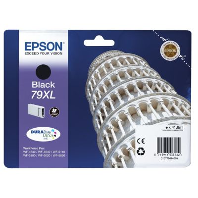 2. Epson Tower of Pisa Singlepack Black 79XL DURABrite Ultra Ink