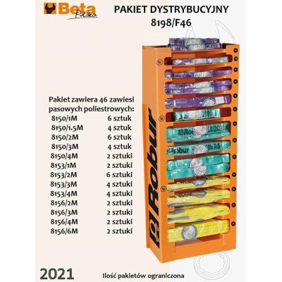 2. BETA ZAWIESIA PASOWE 46szt./ EKSPOZYTOR ROBUR.....