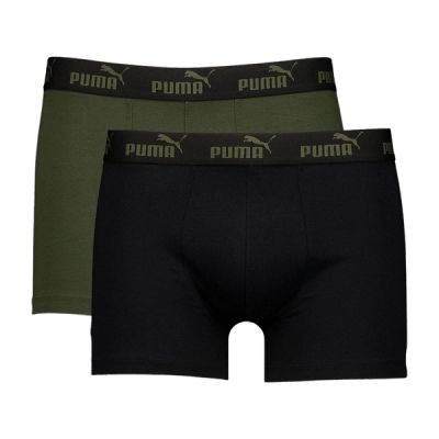 3. Puma bokserki majtki męskie 2-Pack khaki czarne wygodne bawełna