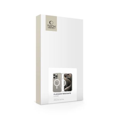 4. Etui Tech-Protect FlexAir MagSafe na iPhone 15 Pro - przezroczyste