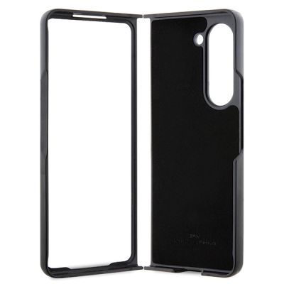 6. Etui BMW Signature Logo Imprint na Samsung Galaxy Z Fold 5 - czarne