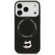 9. Etui Karl Lagerfeld Choupette Pin MagSafe do iPhone 17 Pro Max - czarne