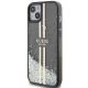2. Etui Guess Liquid Glitter Gold Stripes na iPhone 15 Plus / 14 Plus - czarne