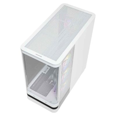 2. MODECOM OBUDOWA VOLCANO AQ 100 ARGB MIDI BIAŁA