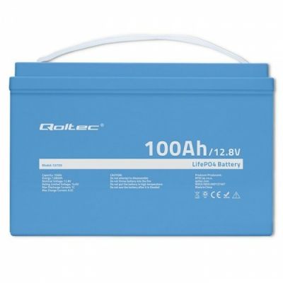 5. Qoltec 53705 akumulator samochodowy Litowo-żelazowo-fosforanowy (LiFePO4) 100 Ah 12,8 V 100 A Samochód