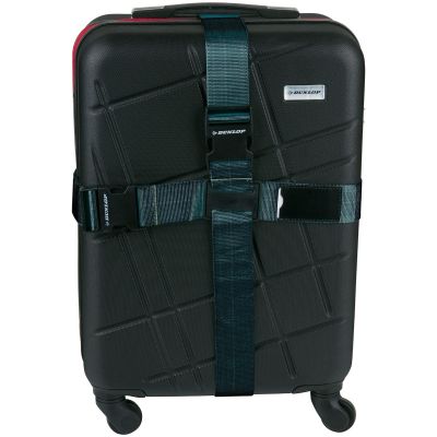 15. UNIWERSALNY PAS ZABEZPIECZAJĄCY DO BAGAŻU 230x5CM ZESTAW 2 SZT DUNLOP CZARNY