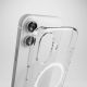 6. Etui silikonowe Puro Impact Clear D3O MagSafe do iPhone 16 - przezroczyste