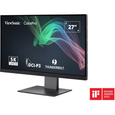 3. Viewsonic VP2788-5K monitor komputerowy 68,6 cm (27") 5120 x 2880 px 5K Ultra HD LED Czarny