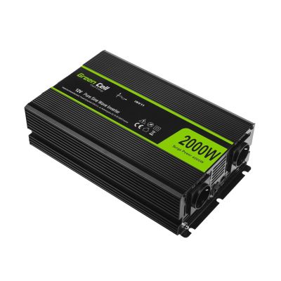 7. GREEN CELL PRZETWORNICA INV11 12V-230V 2000W/4000W CZYSTA SINUSOIDA