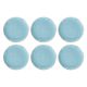 ROSE&TULIPANI CONCERTO FUSE AZZURRO Zestaw 6 talerzy do sałatek 22 cm