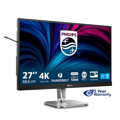 4. Philips 6000 series 27B2U6903/00 monitor komputerowy 68,6 cm (27") 3840 x 2160 px 4K Ultra HD LED Antracyt