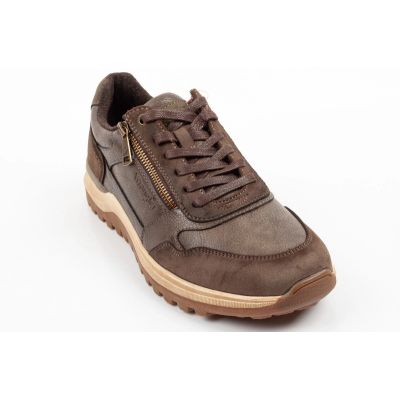 2. Wrangler buty męskie sneakersy Wriv buty casualowe brązowe