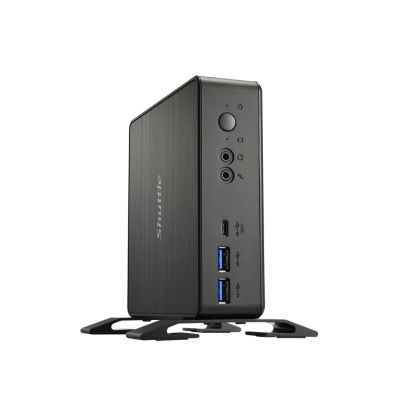 4. Shuttle NC40U komputer typu barebone 0.84L sized PC Czarny 7305 Intel SoC 1,1 GHz