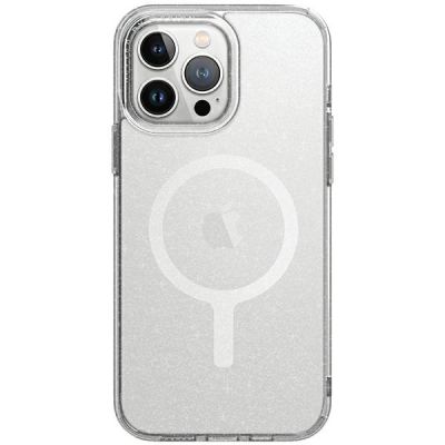 5. Etui UNIQ LifePro Xtreme Magclick Charging do iPhone 15 Pro Max - przezroczysto-srebrne
