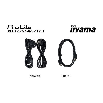 10. Monitor Iiyama ProLite XUB2491H-B1 24'' Protokół IPS - Płaski ekran - 60,5 cm