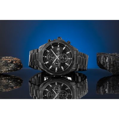 5. Zegarek Męski Giewont Chronograph Sapphire Czarny GW7290-B1