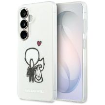 Etui Karl Lagerfeld IML Karl&Choupette MagSafe na Samsung Galaxy S26 - przezroczyste