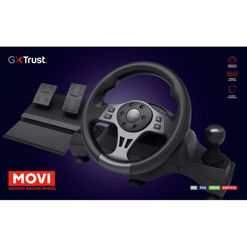 12. Kierownica Trust GXT 289 MOVI Black