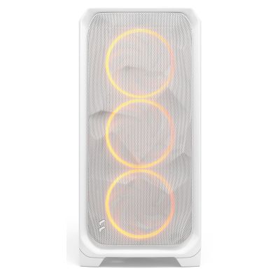 2. Fractal Meshify 3 XL White RGB TG Midi Tower Gaming Gehäuse weiß