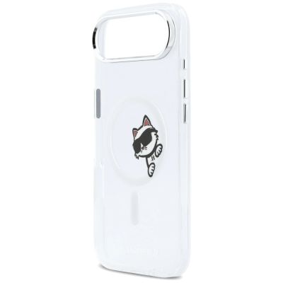 6. Etui Karl Lagerfeld IML Peekaboo MagSafe na iPhone Air - przezroczyste