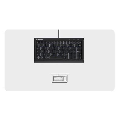 5. KeySonic KSK-3011ELC (DE) klawiatura Dom USB QWERTZ Niemiecki Czarny