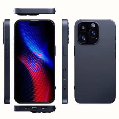 9. Etui 3mk Matt Case Pro na Apple iPhone 16 Pro - czarne matowe