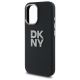 4. Etui DKNY Liquid Silicone Metal Logo na iPhone 16 - czarne