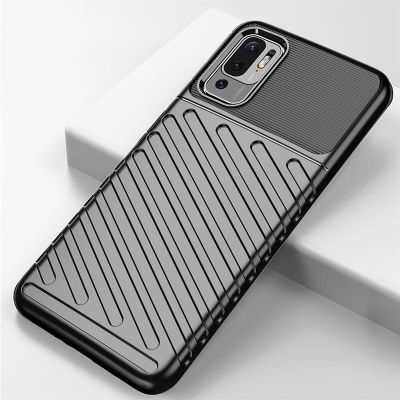 13. Thunder Case elastyczne pancerne etui pokrowiec Xiaomi Redmi Note 10 5G / Poco M3 Pro czarny
