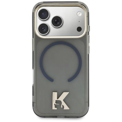 3. Etui Karl Lagerfeld IML K Head Logo MagSafe na iPhone 17 Pro - czarne