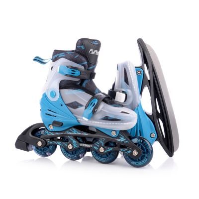 7. Łyżwy./Rolki/Wrotki regulowane FunActiv Adapt 4w1 Boy