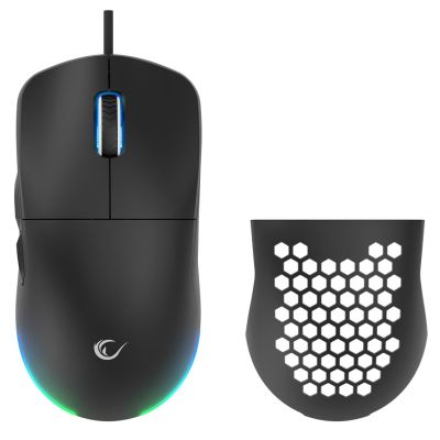 2. RAMPAGE MYSZ GAMINGOWA PRZEWODOWA 12800DPI BLINK BLACK