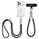 3. Smycz do telefonu Tech-Protect C10S Rope - czarno-tytanowa