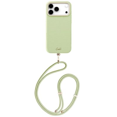 Etui UNIQ Coehl Mirelle Magnetic Charging na iPhone 17 Pro Max - zielone