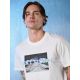 5. T-shirt regular z nadrukiem męski 4F 4FRSS26TTSHM3658-10S