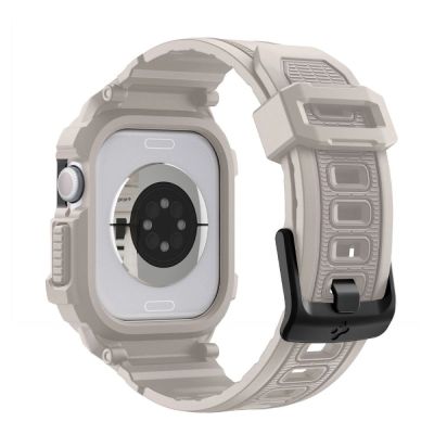 3. Pasek Spigen Rugged Armor Pro na Apple Watch 42 mm - beżowy