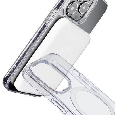 5. Etui silikonowe Puro Lite Mag MagSafe do iPhone 14 Pro - przezroczyste