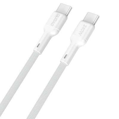 Kabel Dudao L9C Max 240W PD USB-C - USB-C 2m - biały