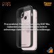 8. Etui PanzerGlass ClearCase na iPhone 15 z certyfikatem Military Grade - przezroczysto-czarne