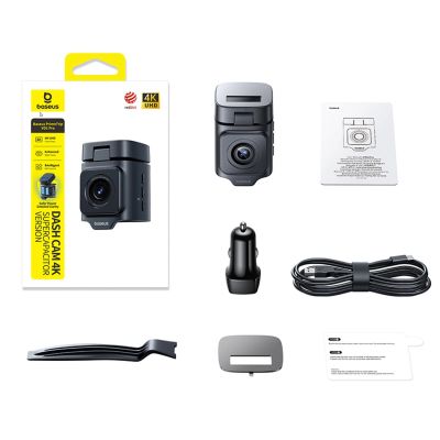 8. Wideorejestrator Baseus PrimeTrip VD1 Pro kamera samochodowa 4K - czarny