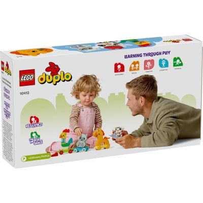 2. LEGO DUPLO  10412 Pociąg ze zwierzątkami