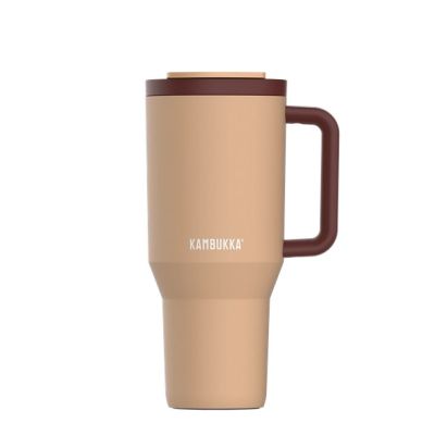 2. Kubek termiczny ze słomką Kambukka Rio Tumbler 950ml, Almond Dream