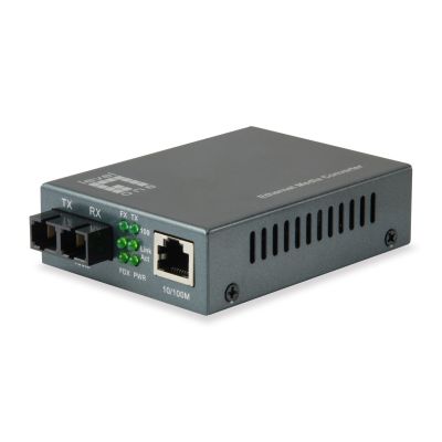 3. LevelOne FVT-1102 konwerter sieciowy 100 Mbit/s 1310 nm Pojedynczy Czarny