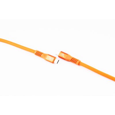 2. Flexline FL31-77157 kabel USB USB 3.2 Gen 2x2 1,5 m USB C 20 Gbit/s 240 W Pomarańczowy