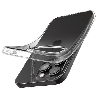10. Etui Spigen Crystal Flex na iPhone 15 Pro Max - przezroczyste