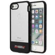 Etui Ferrari Racing Shield na iPhone 7 / 8 / SE 2020 / SE 2022  - półprzezroczyste