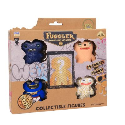 3. FUGGLER S3 GOLD EDITION FIGURES - 5 PACK DELUXE BOX (ASSORTMENT)